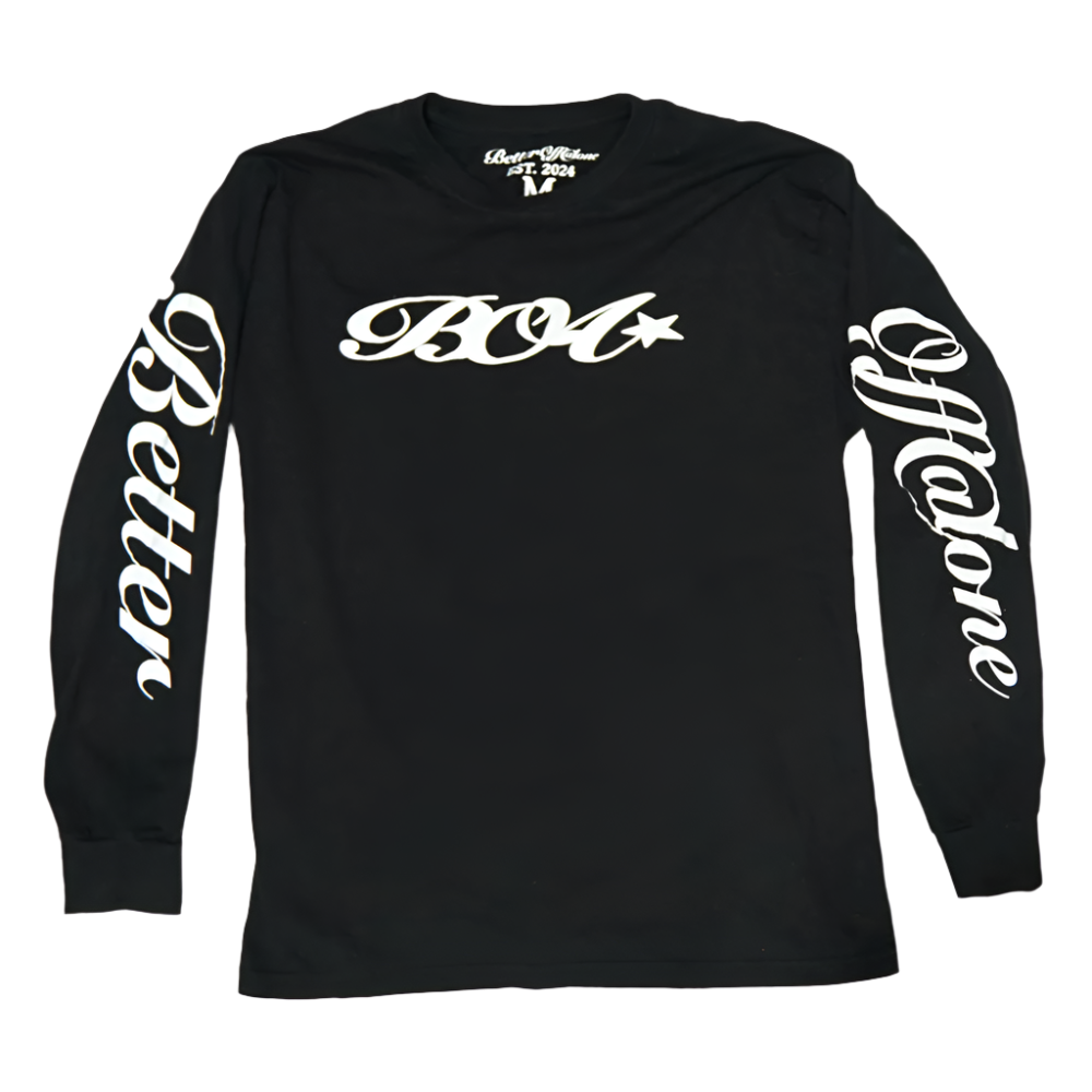 Better Off Alone Black Longsleeve