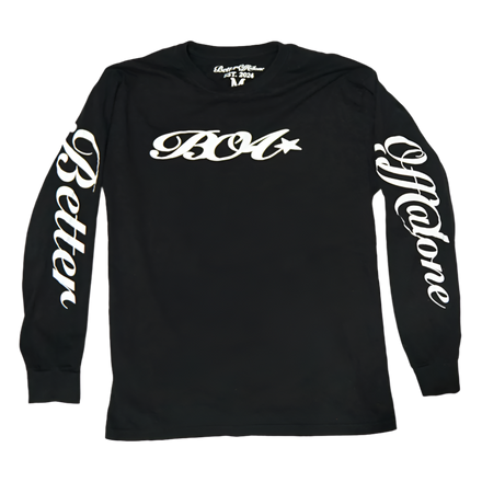 Better Off Alone Black Longsleeve