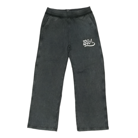 Better Off Alone Washed Grey Sweatpants