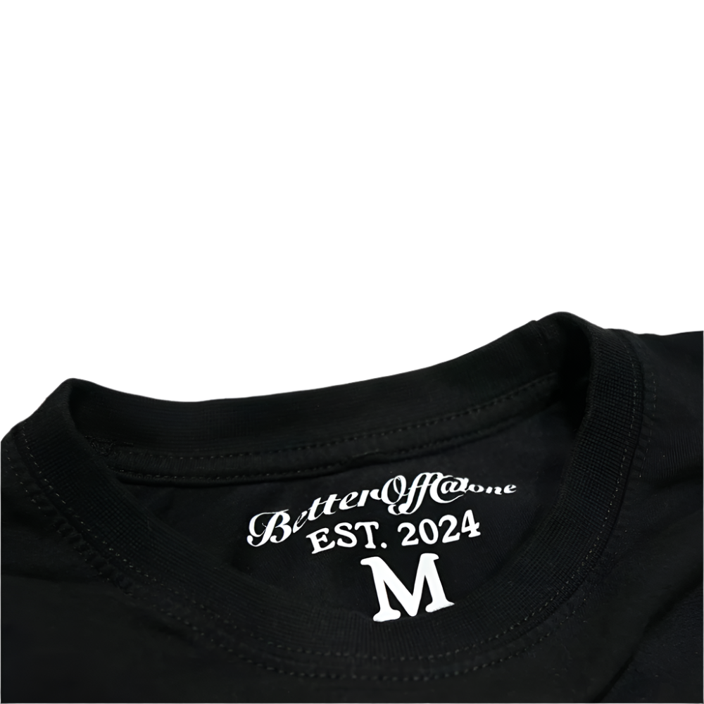 Better Off Alone Black Longsleeve