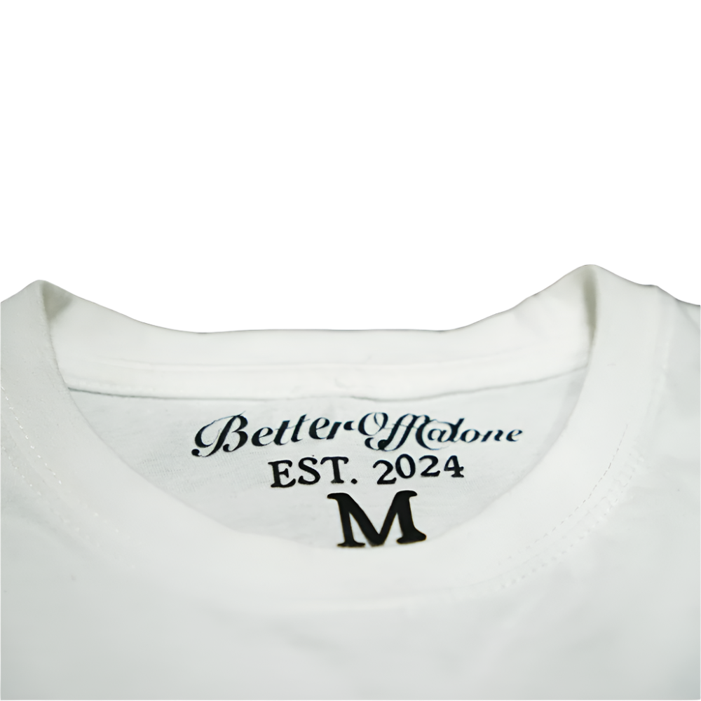 Better Off Alone White Longsleeve